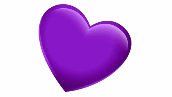 Coração roxo: este é o significado do emoji - Practical Tips