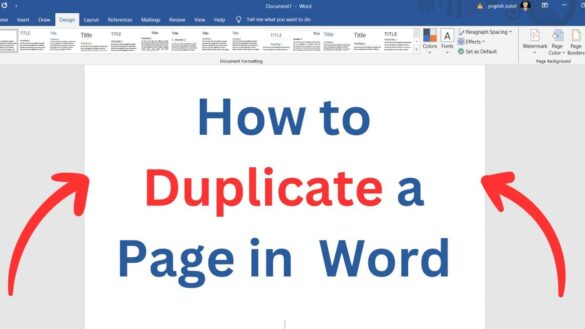 Comment Dupliquer Une Page Sur Word Word : Dupliquer une page - comment faire ? - Practical Tips