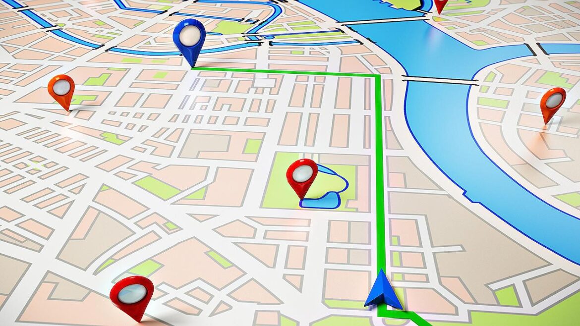 Street,Map,With,Gps,Icons.,Navigation
