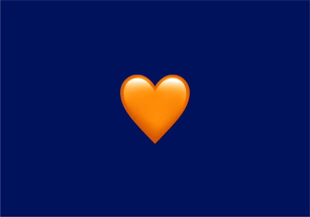 Coração laranja: o significado do emoji explicado - Practical Tips